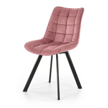Veluurinen ruokailutuoli vaaleanpunainen K332