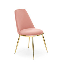 Vaaleanpunainen veluurituoli K460