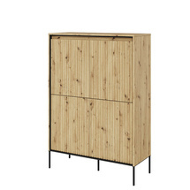 Korkea lipasto 140 cm LED-valaistuksella TREND