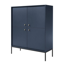 Korkea lipasto Mono tummansininen