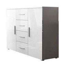 UNI lipasto valkoinen korkeakiiltoinen 132 cm