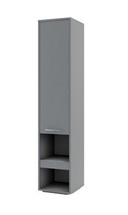 Harmaa kirjahylly Concept Pro CP-07