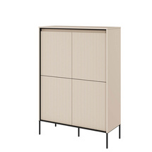 Beige korkea lipasto LED-valaistuksella TREND TREND