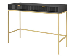 Musta kirjoituspöytä laatikoilla VOLARE