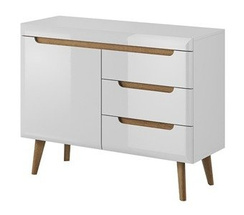 Valkoinen lipasto 107 cm Nordi