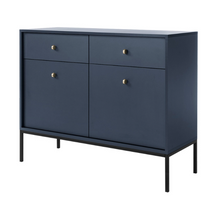 Kapea lipasto laivastonsininen MONO