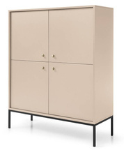 Korkea lipasto Mono beige