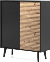 Korkea lipasto hyllyillä WILLOW