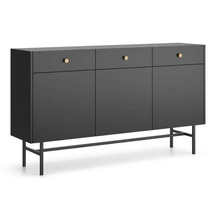 Musta lipasto 155 cm SPELLO SPELLO