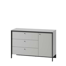 Harmaa lipasto laatikoilla GRIS