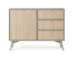 Pieni lipasto, jossa laatikot FOREST