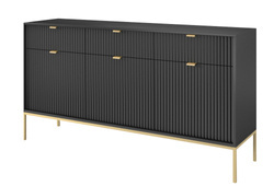 Musta suuri lipasto VOLARE