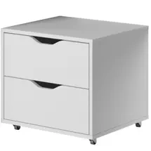 Kirjoituspöydän vetolaatikko valkoinen MATINO