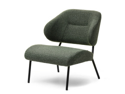 Vihreä nojatuoli mustat jalat ESTRID
