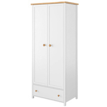 Vaatekaappi, jossa hyllyt ja laatikko STORY