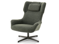 Nojatuoli vihreä grafiittijalat IRVING