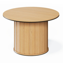 Pyöreä suuri sohvapöytä tammi vincenza/eukalyptus ROLLO