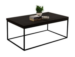 Halpa sohvapöytä musta / wenge 65x115 cm Simple Rect