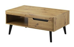 NORDI sohvapöytä laatikolla tammi