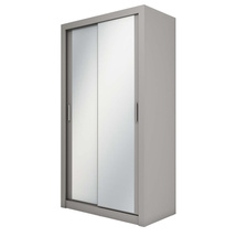 Kaksiovinen peilikaappi 120 cm harmaa IDEA 18