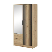 Vaatekaappi hyllyillä Nelly 2D