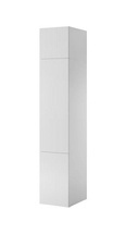 Valkoinen korkea kaappi 45 cm yläkaapilla PAFOS