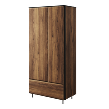 Vaatekaappi saranaovilla 90 cm Borga