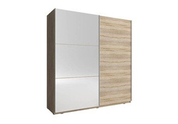 Vaatekaappi peilillä 150 cm sonoma Mika II