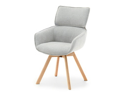 Harmaa tammijalkatuoli DORIAN