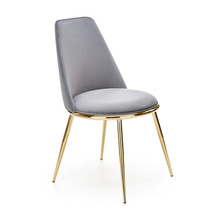 Harmaa veluurituoli K460