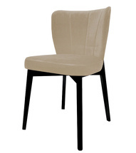 Beige samettinen ruokailutuoli PELLUCI