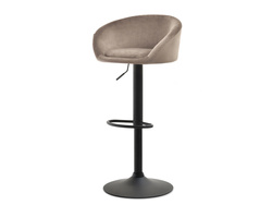 Veluurinen beige/musta jalka Veluurinen hokkari