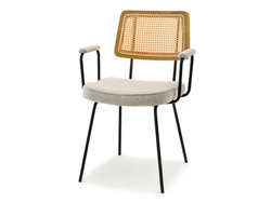 Tammituoli beige/mustat jalat CECIL