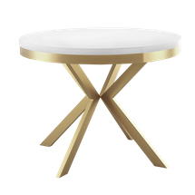 Jatkettava moderni pöytä pienille tiloille 100 cm EDWARD 