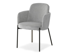 Corduroy tuoli harmaa mustat jalat OSTIA