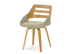 Tammituoli beige istuin tammijalat TORIZ