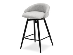 Hocker harmaa musta jalat moderni nykyaikainen IGNA