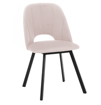 Beige veluurinen ruokailutuoli FLOREN II