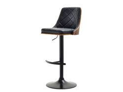 Pähkinä hocker mustat jalat pähkinä HOCKER