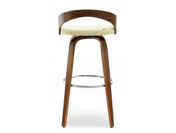 Pähkinä HOCKER/kromijalat pähkinä/beige Pähkinä HOCKER Pähkinä HOCKER