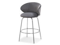 Grafiitti velour hocker kromi jalat JESSIE