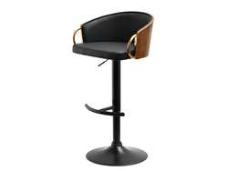 Kääntyvä hokkari mustat jalat musta/kulta/pähkinä ELVIRA