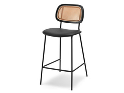 Rottinki hocker musta/musta jalat ALIZE