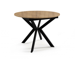 Jatkettava pyöreä pöytä 100 cm NELL - moderni ja käytännöllinen