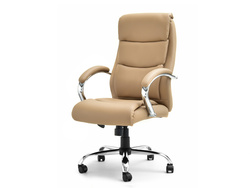 Toimistotuoli beige kromijalat LUKS