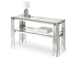 New Yorkin konsoli, lasi, kromikehys BARBADOSSA