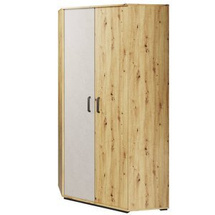 Vaatekaappi ovilla artisan tammi / harmaa Qubic 1