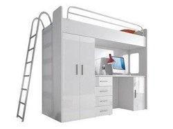 Kerrossänky tikkailla valkoinen EDEN 4