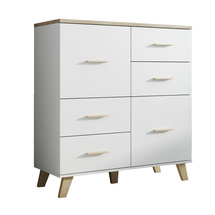 LOTTA 2D4S halpa lipasto valkoinen/sonoma tammi 