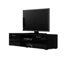 Musta TV-penkki 140 cm SOHO